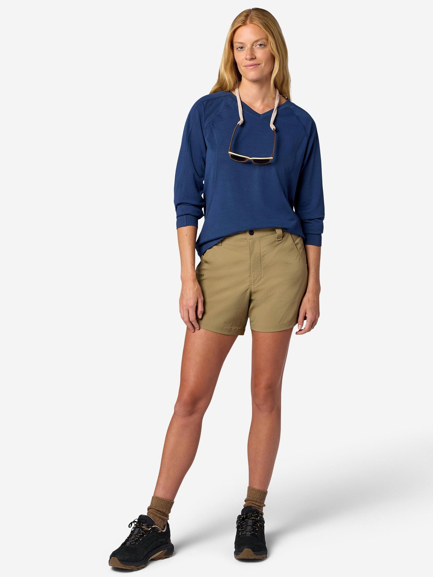 Marmot Women Sereno V-Neck Long-Sleeve Shirt