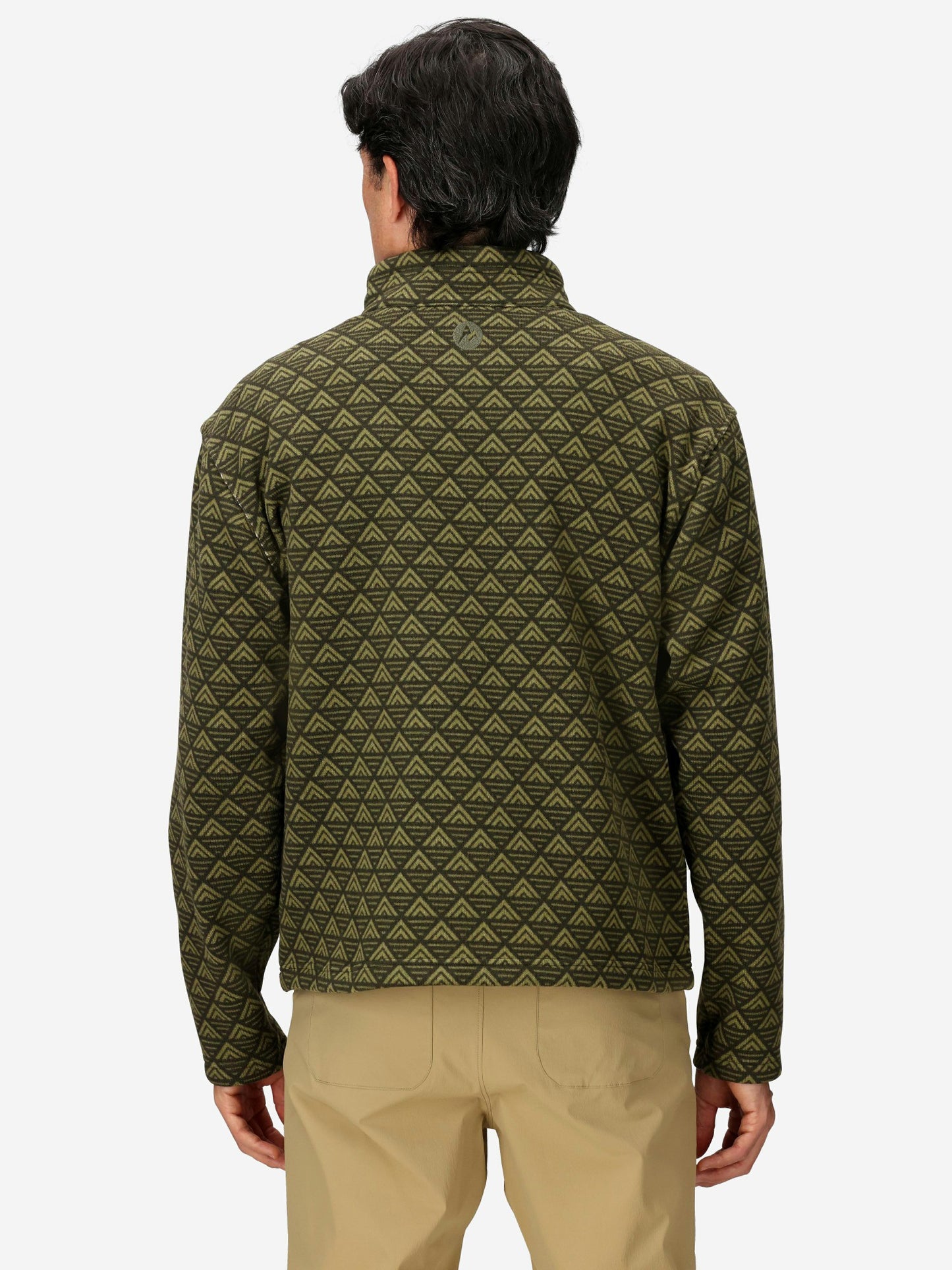 Marmot Sale Heavyweight Drop Line Printed Sweater Fleece Half-Zip (Fall 2025)