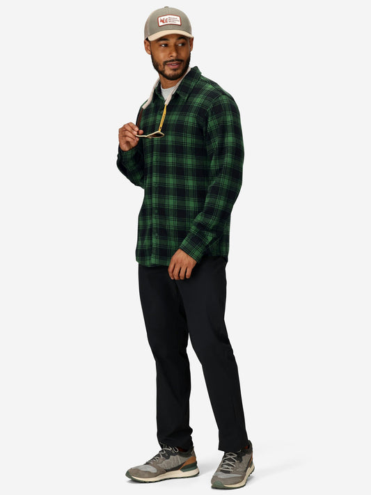 Marmot Sale Alpine Haven Soft Stretch Knit Flannel Long-Sleeve Shirt (Fall 2025)