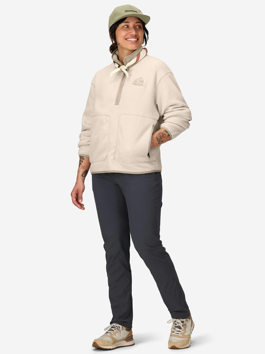 Marmot Women Wanderer High-Pile Fleece Quarter-Zip
