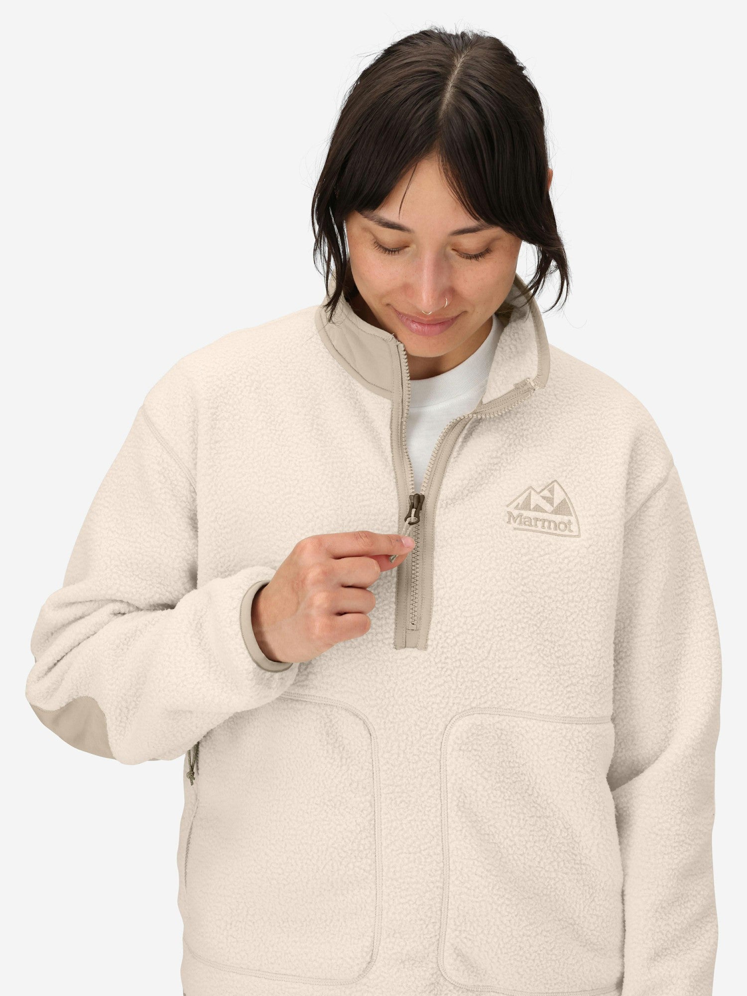 Marmot Women Wanderer High-Pile Fleece Quarter-Zip