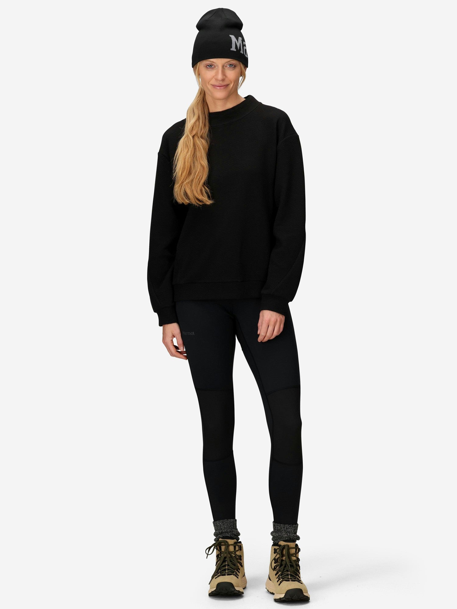 Marmot Sale WoRidge Tech Waffle Knit Mock Neck Pullover (Fall 2025)