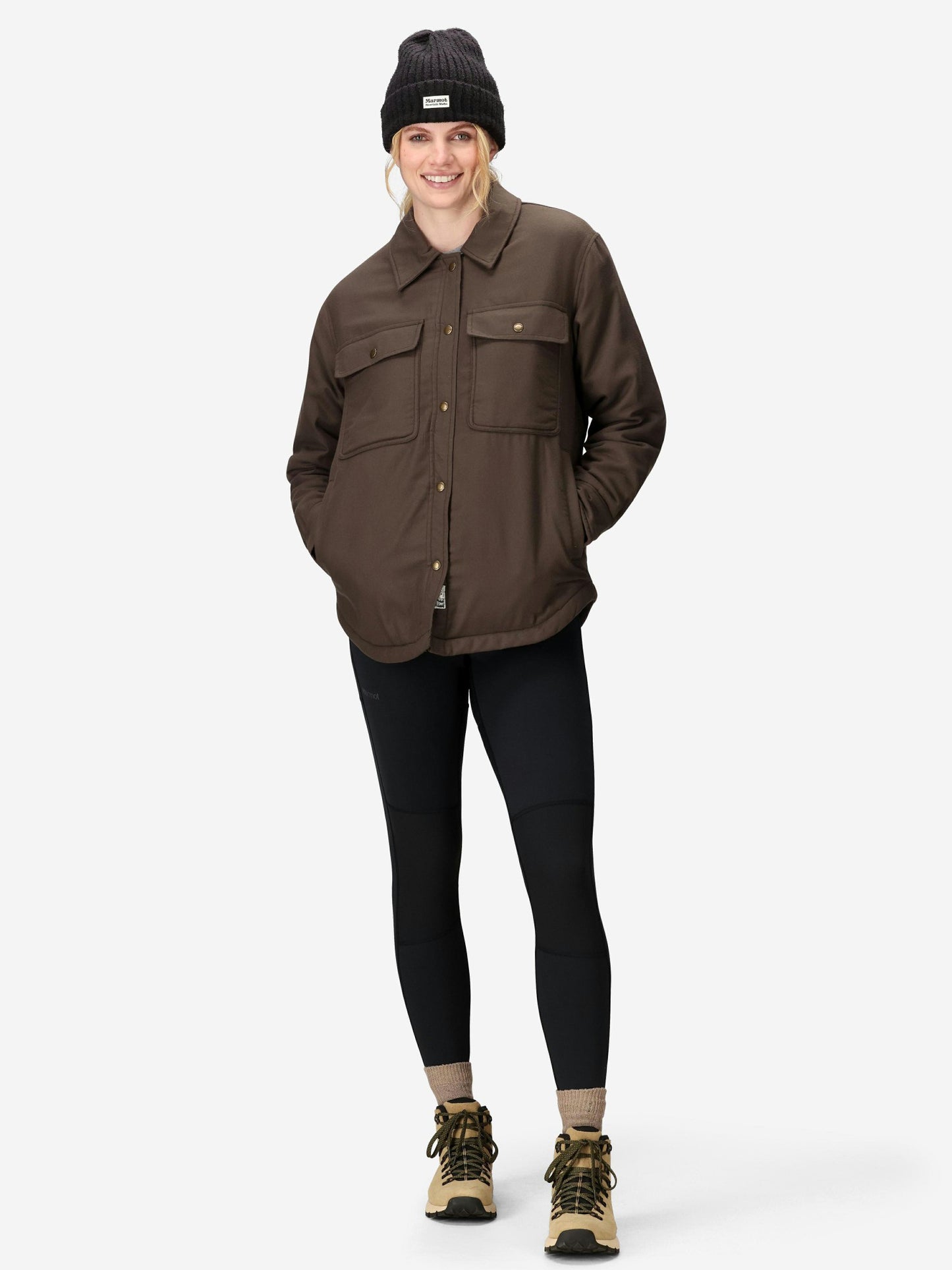 Marmot Sale Ridgefield Sherpa-Lined Flannel Shirt Jacket (Fall 2025)