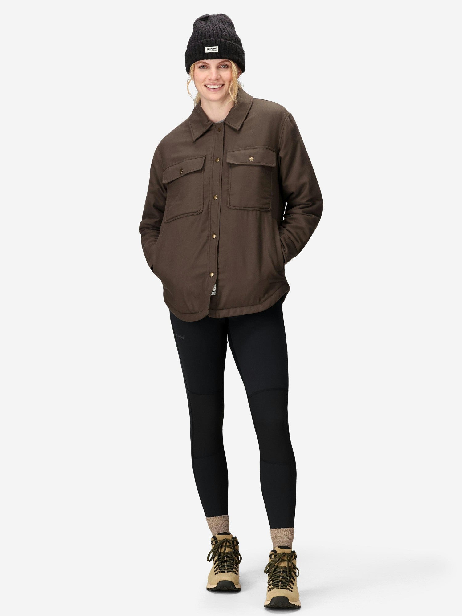Marmot Sale Ridgefield Sherpa-Lined Flannel Shirt Jacket (Fall 2025)