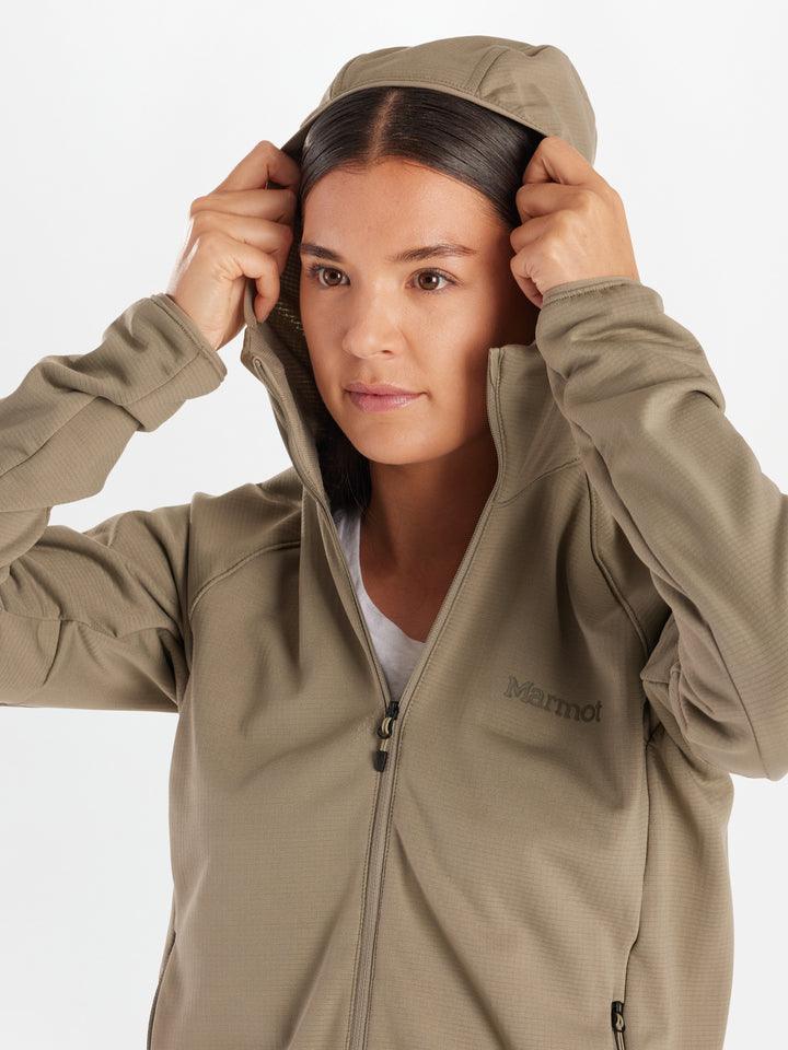 Marmot Sale Leconte Tech Grid Full-Zip Fleece Hoody (Fall 2025)