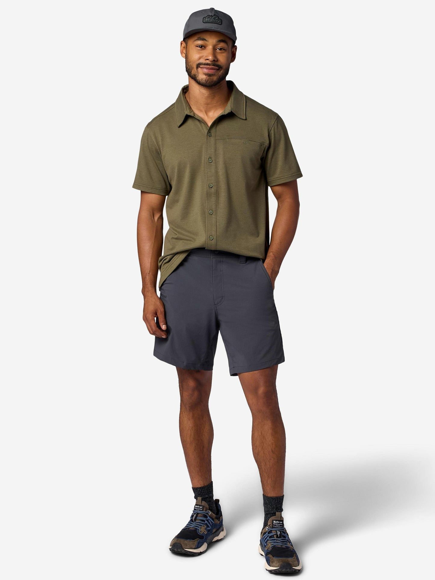 Marmot Men Sereno Short-Sleeve Collared Shirt