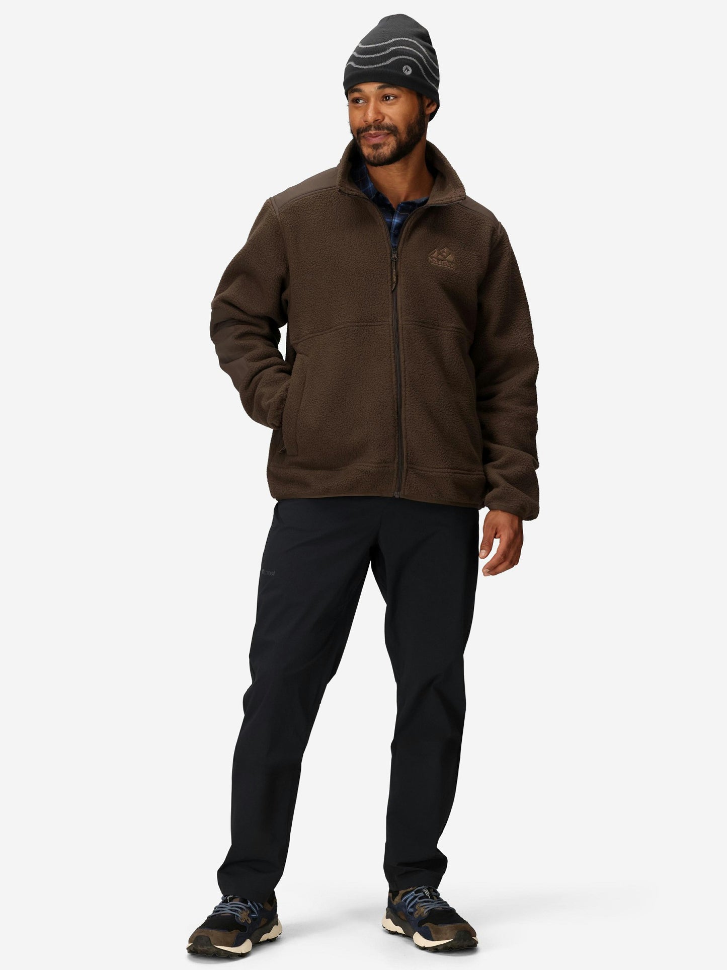 Marmot Men Wanderer High-Pile Fleece Full-Zip Jacket