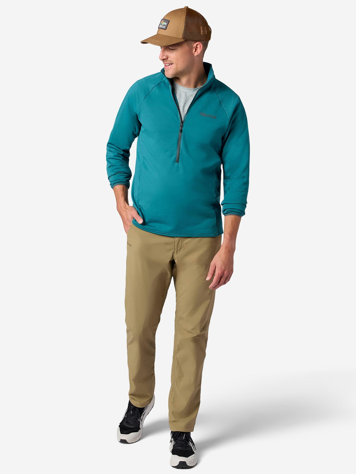 Marmot Men Leconte Tech Grid Fleece Half-Zip