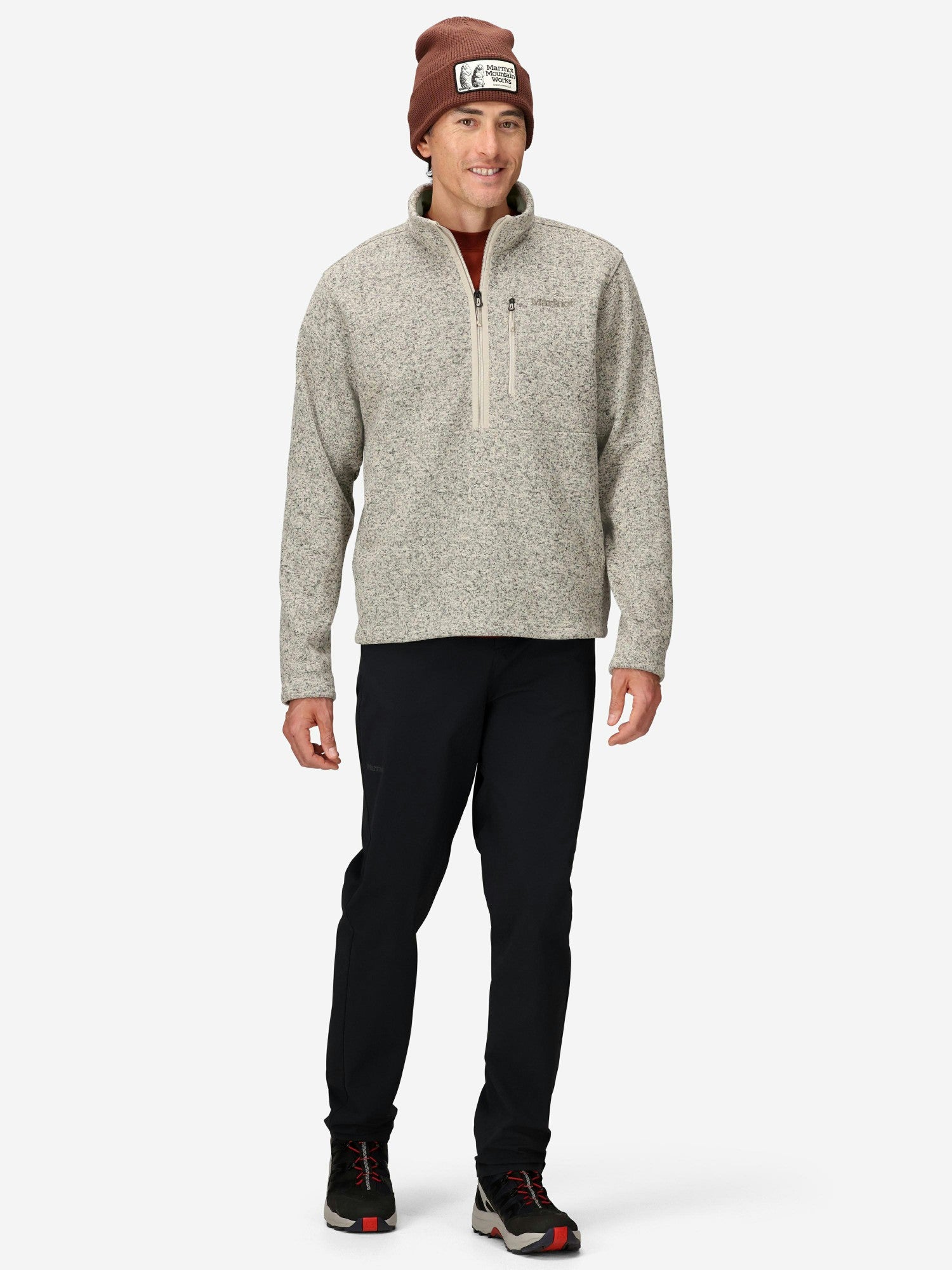 Marmot Men Drop Line Sweater Fleece Half-Zip