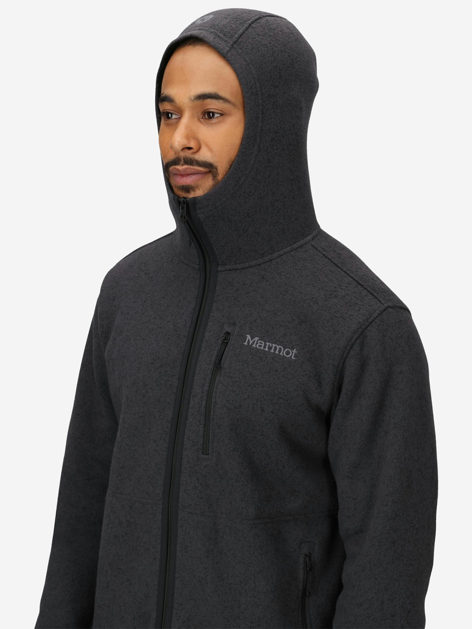 Marmot Men Drop Line Sweater Fleece Full-Zip Hoody