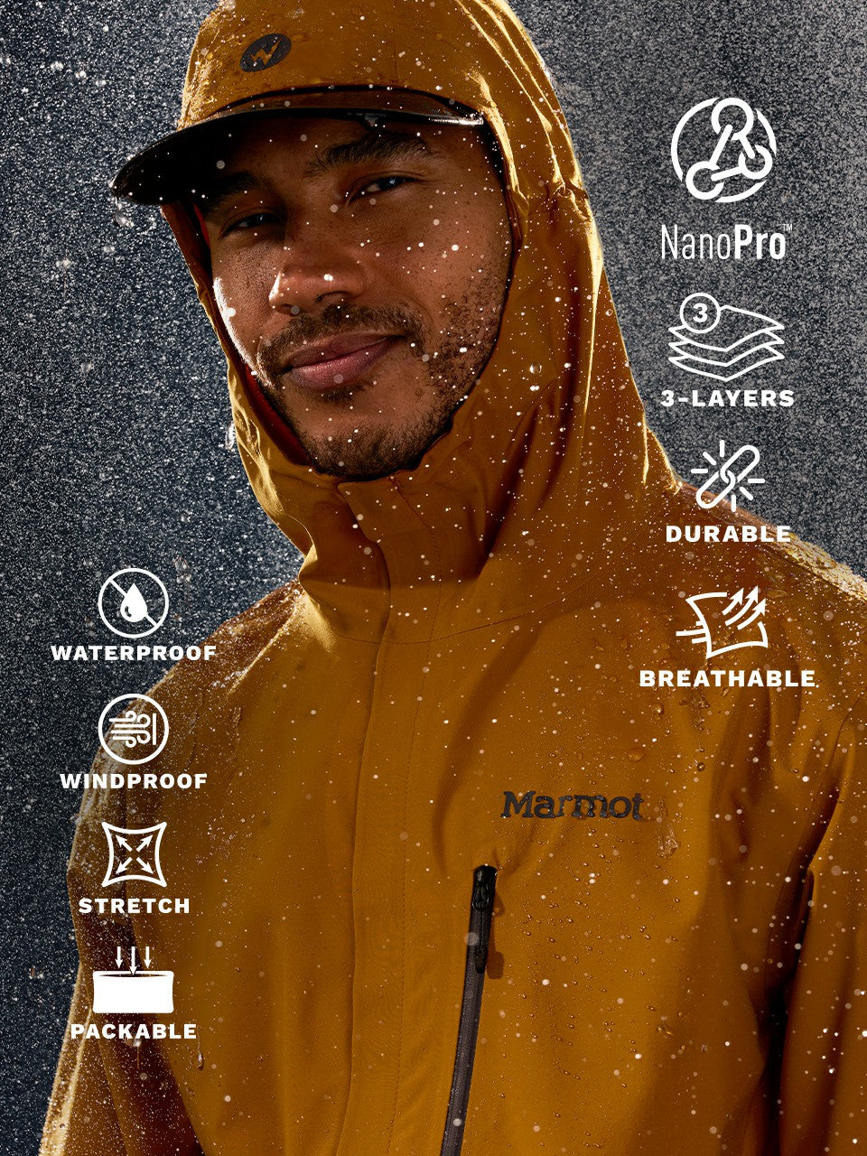 Marmot Men PreCip® Evo Pro Rain Jacket