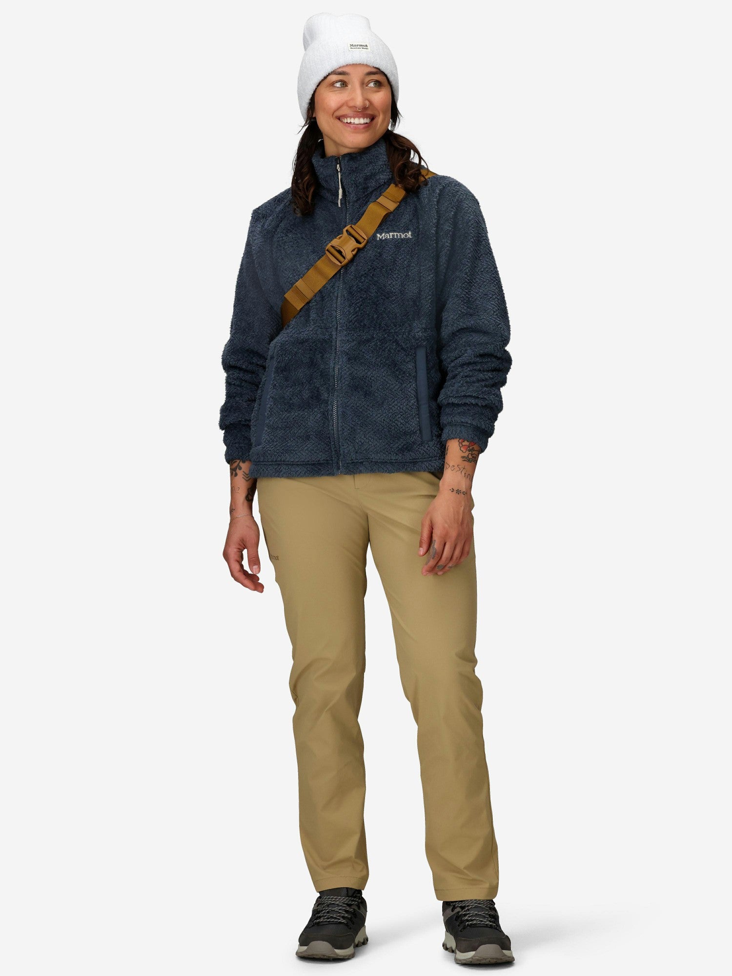 Marmot Women Homestead Plush Sherpa Fleece Full-Zip Jacket