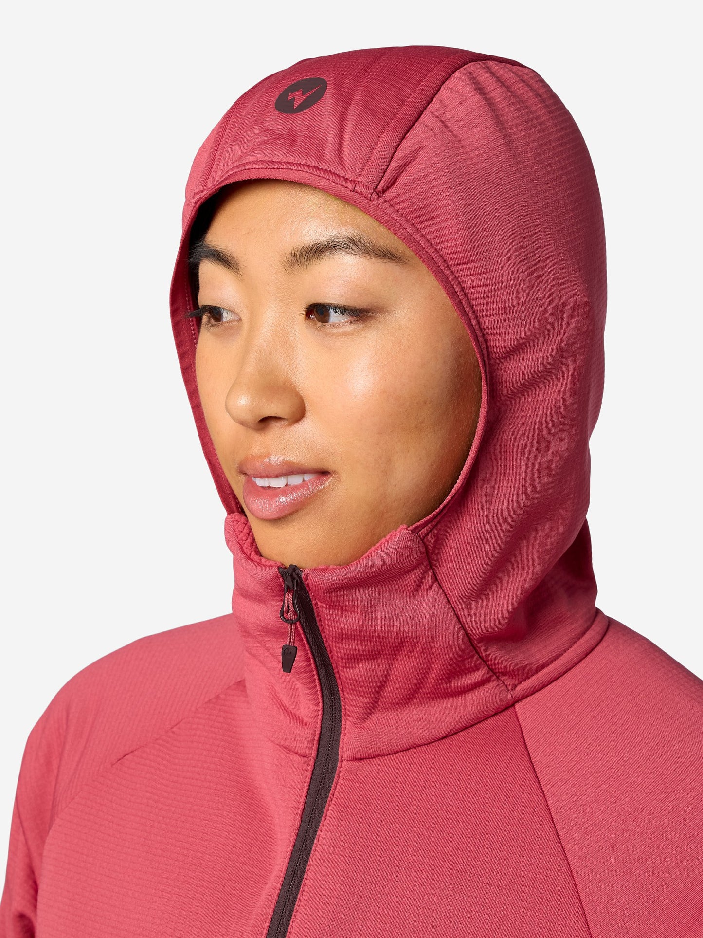 Marmot Women Leconte Tech Grid Full-Zip Fleece Hoody