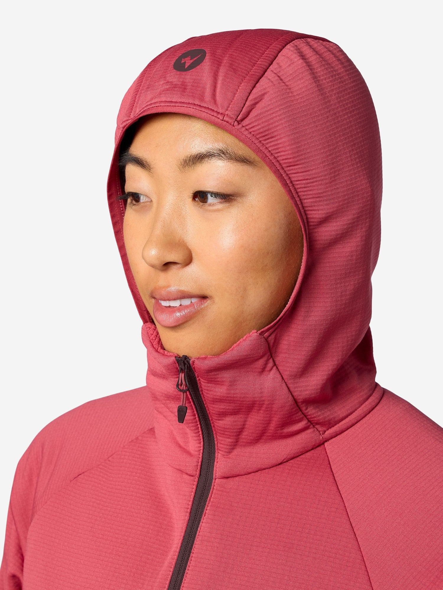 Marmot Women Leconte Tech Grid Full-Zip Fleece Hoody
