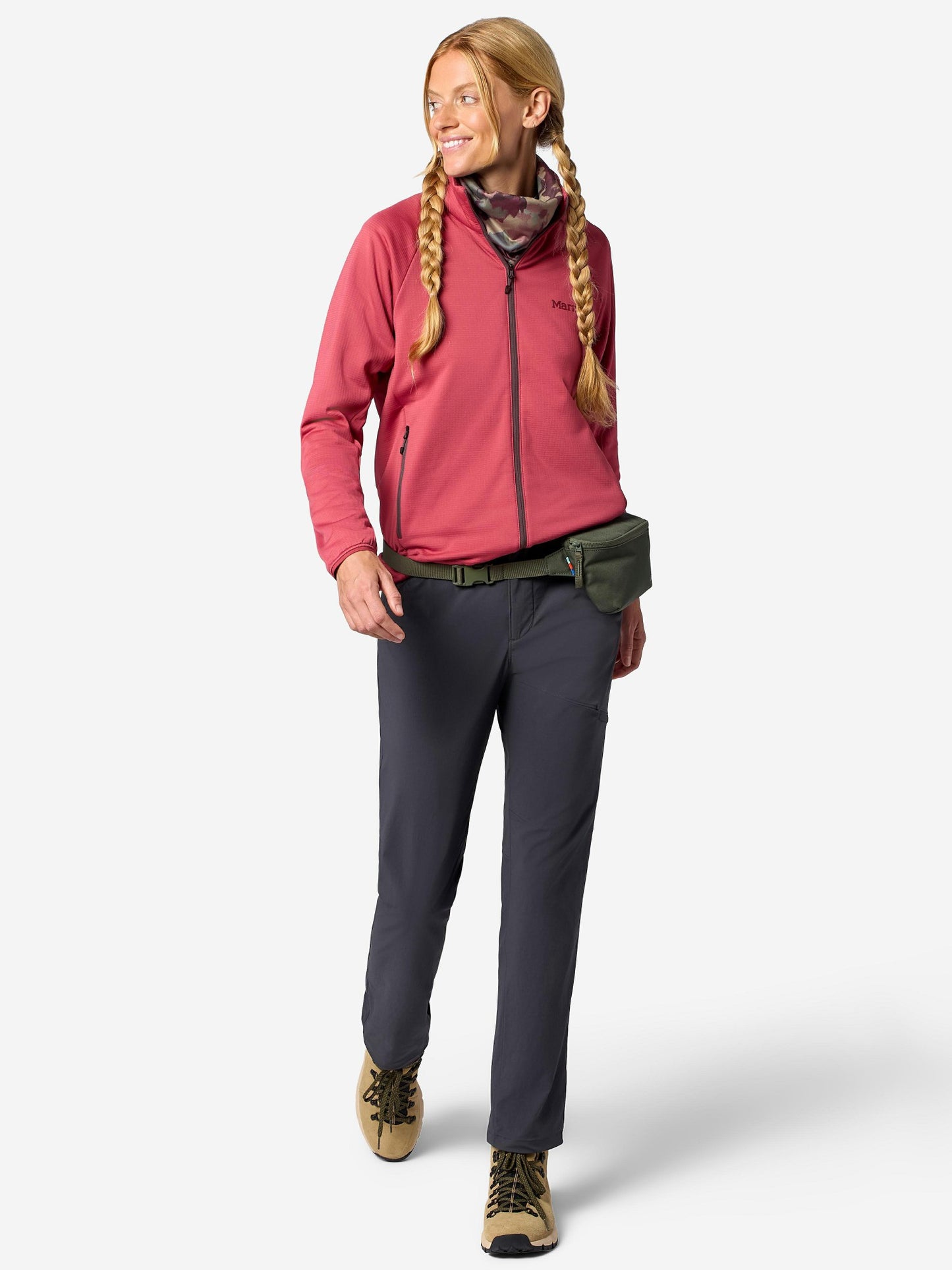 Marmot Women Leconte Tech Grid Fleece Full-Zip Jacket