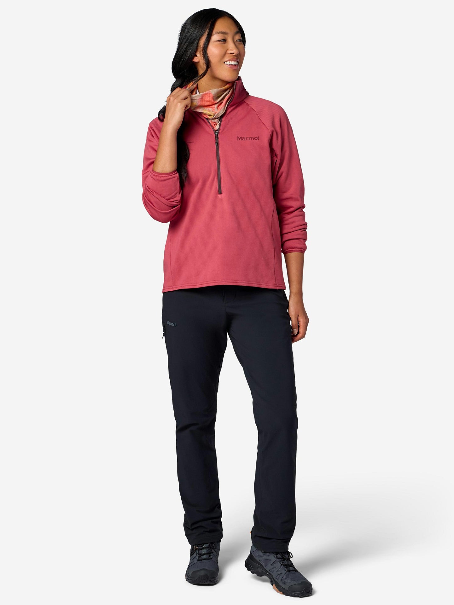 Marmot Women Leconte Tech Grid Fleece Half-Zip