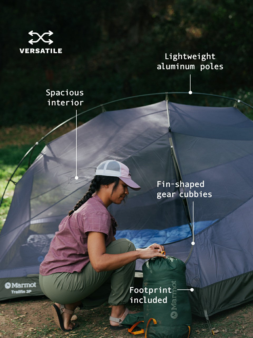 Marmot Equipment Trailfin 3P Tent Pole Set