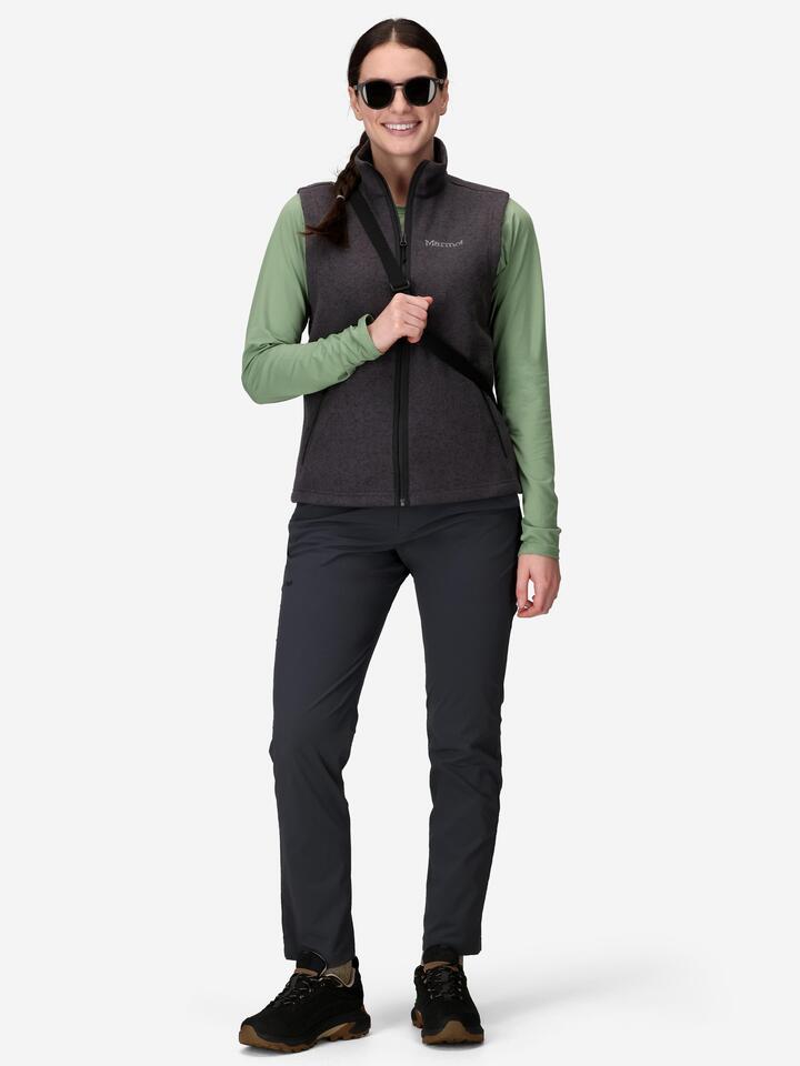 Marmot Women Drop Line Sweater Fleece Vest