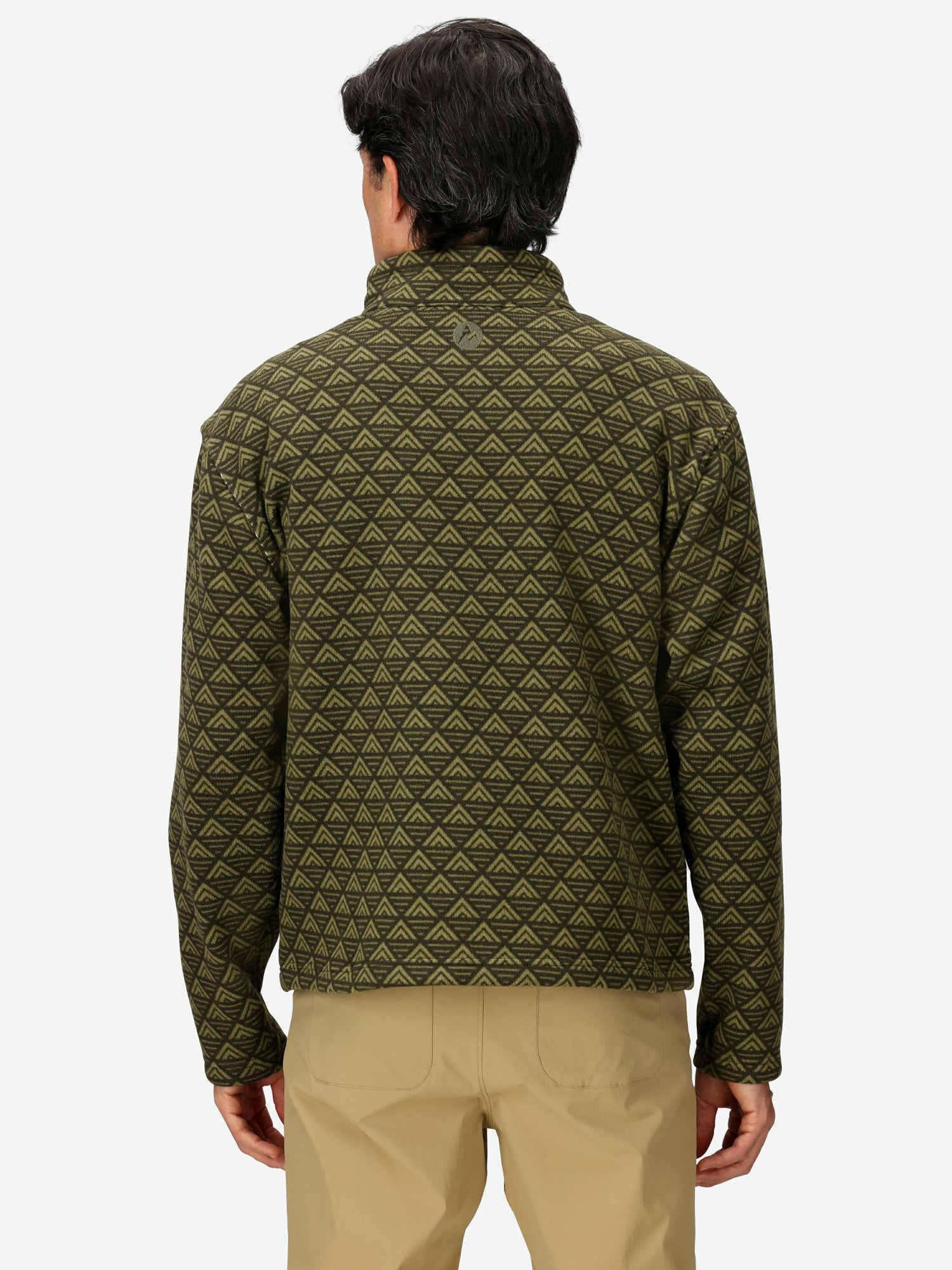 Marmot Sale Heavyweight Drop Line Printed Sweater Fleece Half-Zip (Fall 2025)