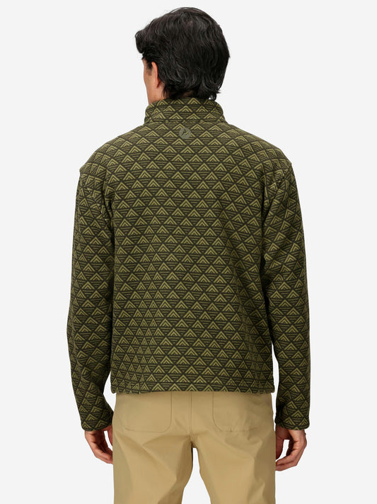 Marmot Sale Heavyweight Drop Line Printed Sweater Fleece Half-Zip (Fall 2025)