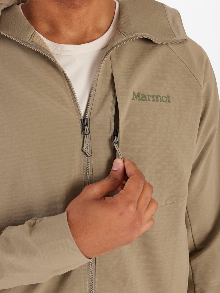 Marmot Sale Leconte Tech Grid Fleece Full-Zip Hoody (Fall 2025)