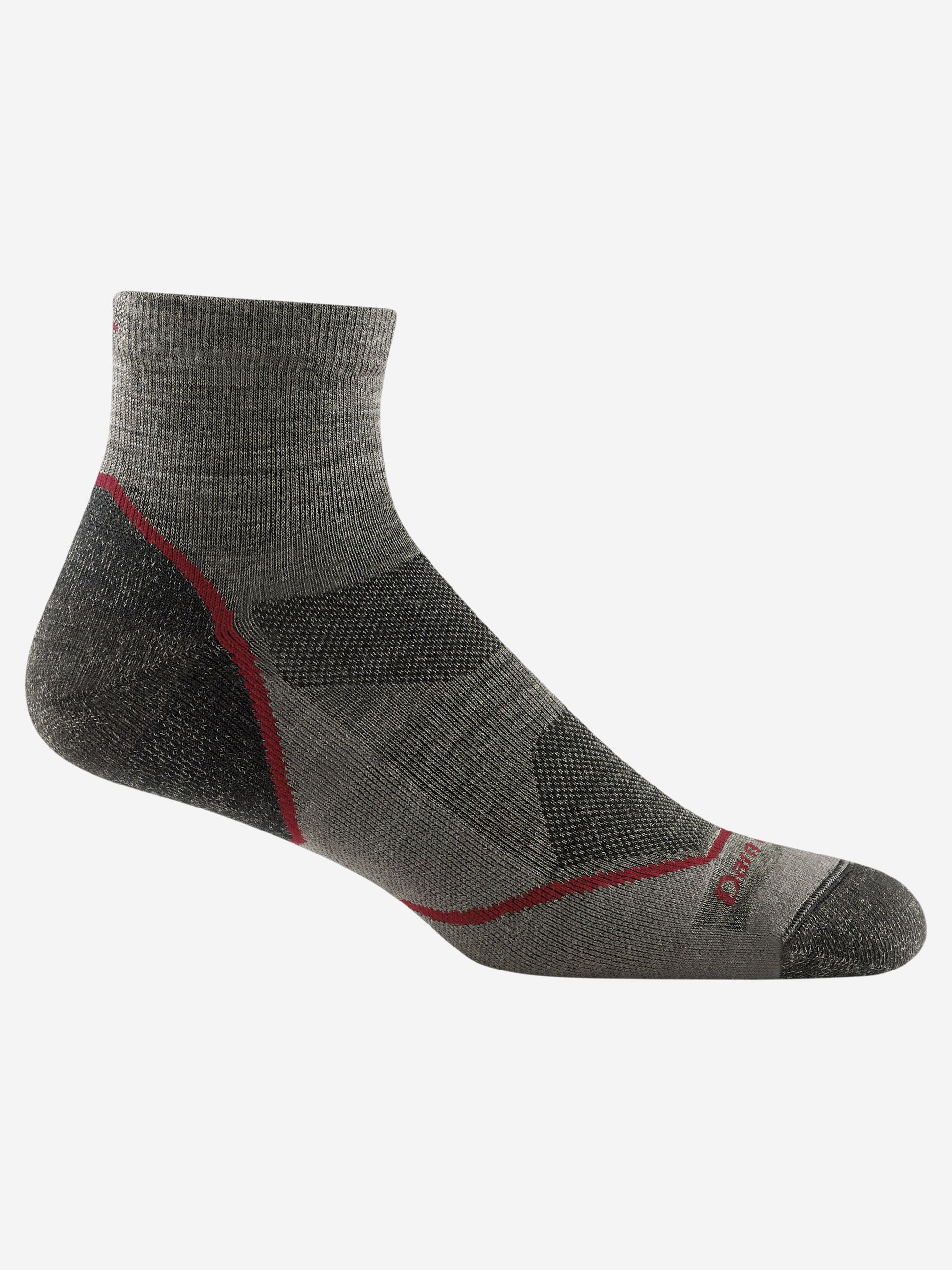 Marmot Men Light Hiker 1/4 Lightweight with Cushion Hiking Socks